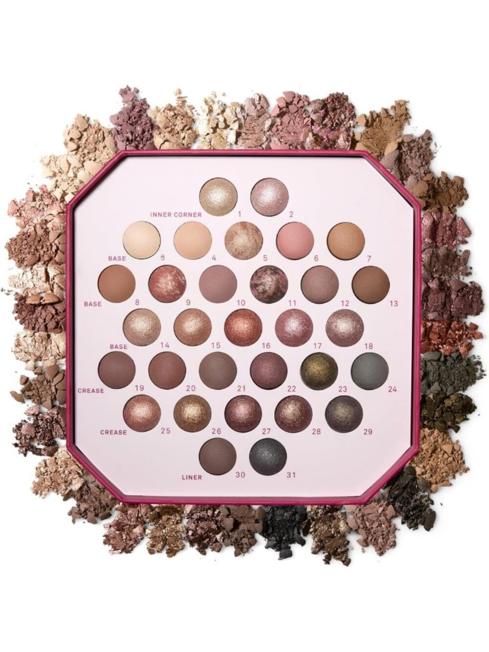 Ultimate Eyeshadow Palette - 31 Baked Shades, Matte & Shimmer Finishes